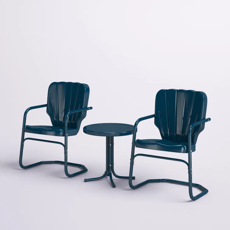 Burley Outdoor Conversation 3 Piece Seating Group