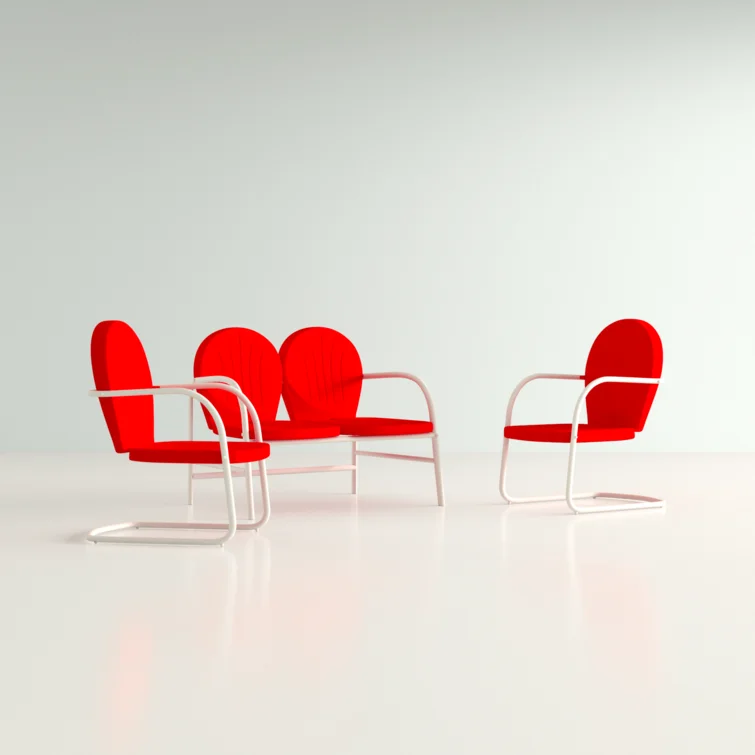 Burley 3 Piece Sofa Seating Group