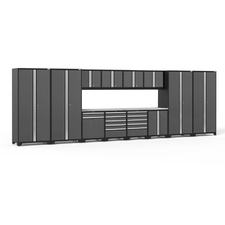 Pro Series 84.75'' H x 256'' W x 24'' D Garage Storage Cabinet Set