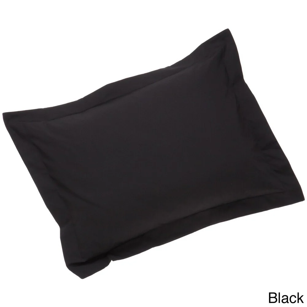 Cotton Rich 200 Thread Count Tailored Standard Shams with 2-inch Flange (Pack of 2)