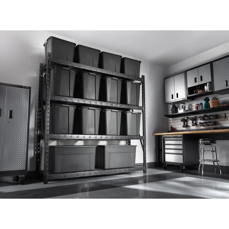90" X 90" Heavy Duty Mega Rack With Four Adjustable Shelves