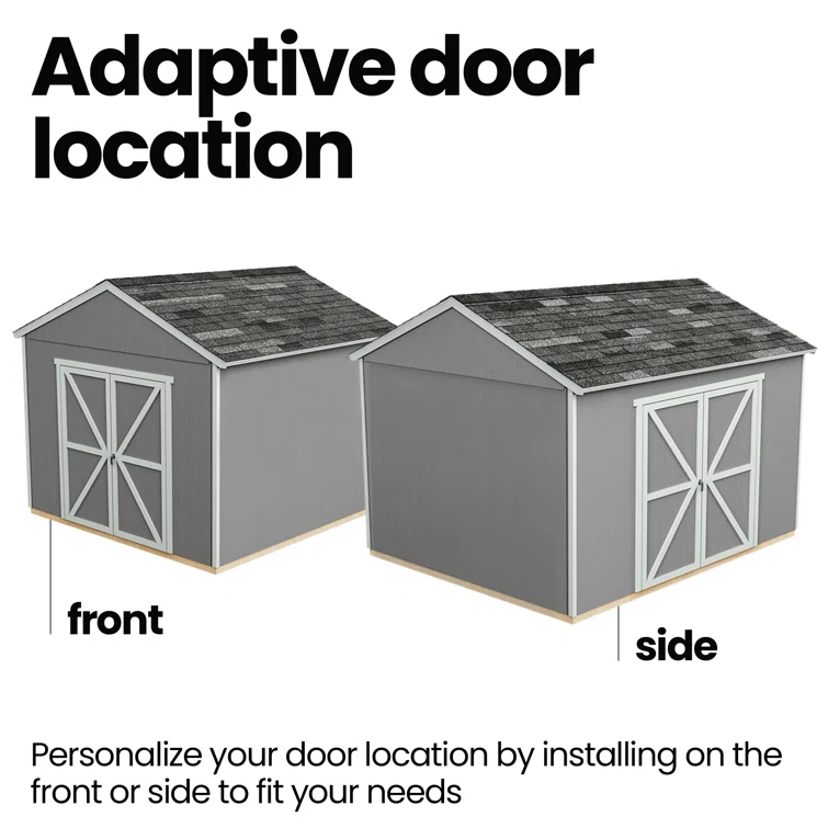 Rookwood 10 ft. W x 10 ft. D Wood Storage Shed With Floor