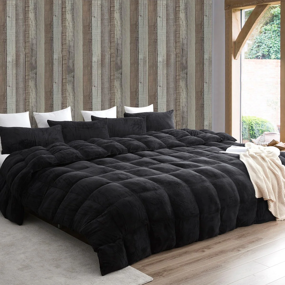Boi He Thick® - Coma Inducer® Oversized Comforter Set - Black