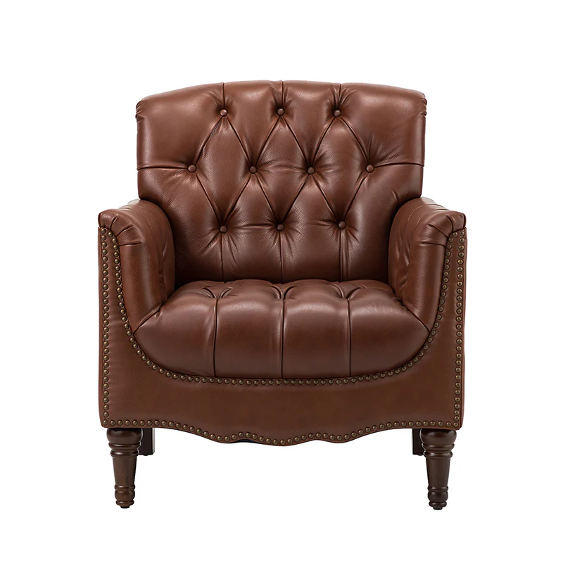 Enrique Genuine Leather Armchair