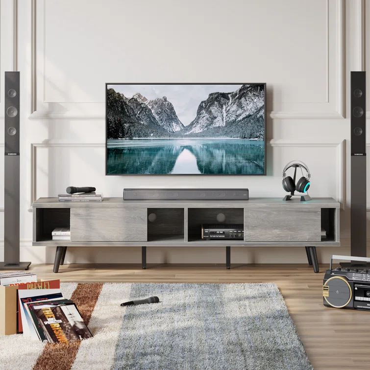 Carlei 70 inch TV Stand for TVs up to 75