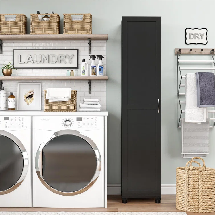 Aleg Single Storage Cabinet ( 74'' H x 15.5'' W x 15.5'' D)