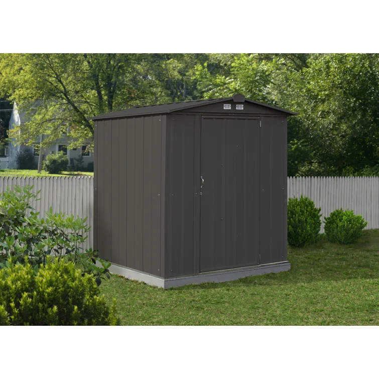EZEE Shed 6 ft. W x 5 ft. D Metal Storage Shed
