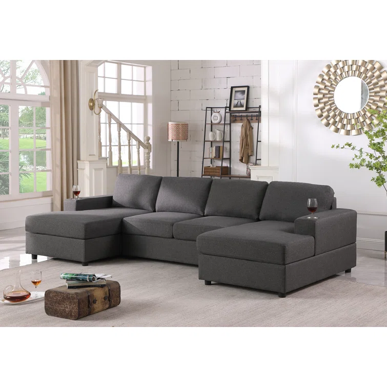 Emma Wide Symmetrical Sofa & Chaise