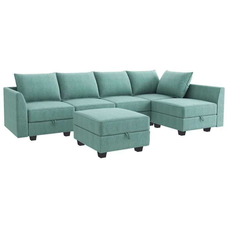 7 - Piece Upholstered Sectional