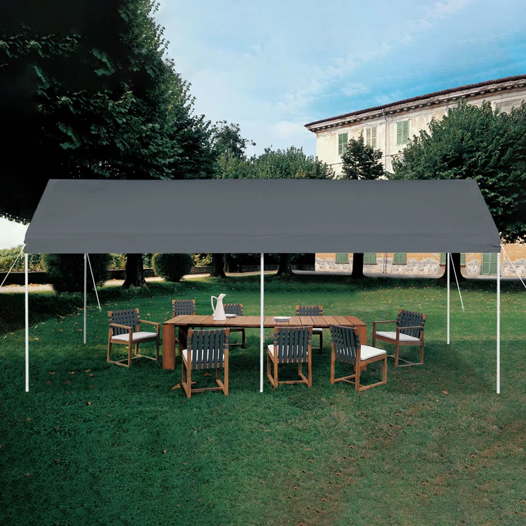 10 ft. W x 20 ft. D Metal Portable Garage Shed