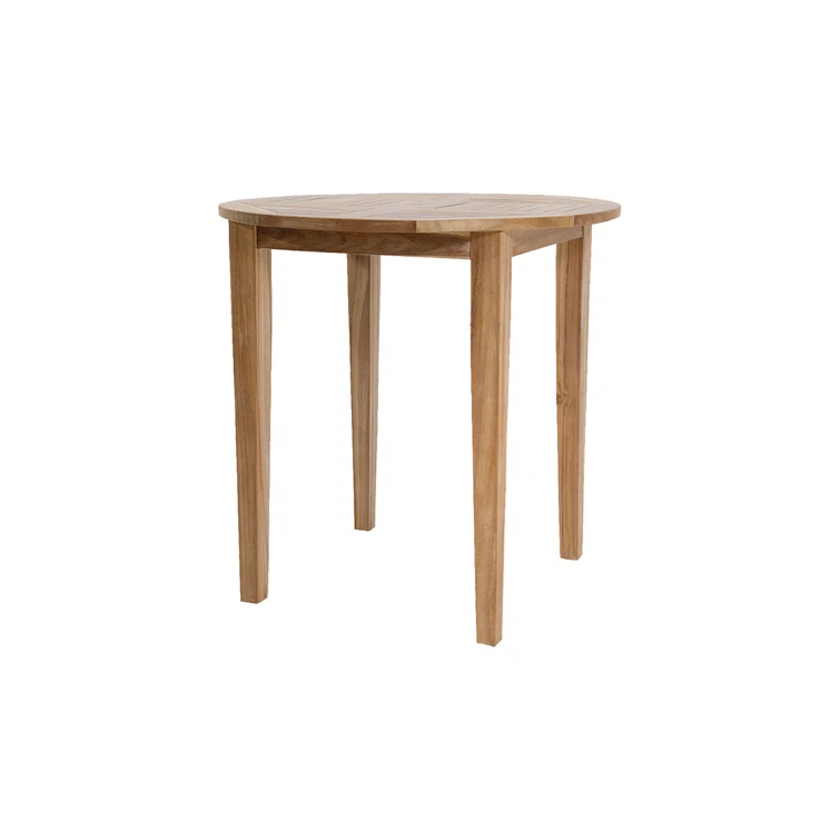 Huntington 4 - Person Round Teak Outdoor Dining Set with Cushions