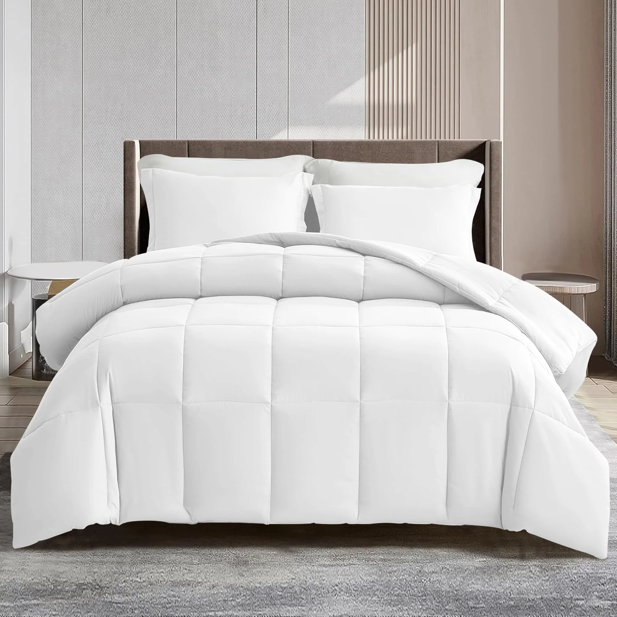 Down Alternative Comforter All Season Duvet Insert with Corner Tabs