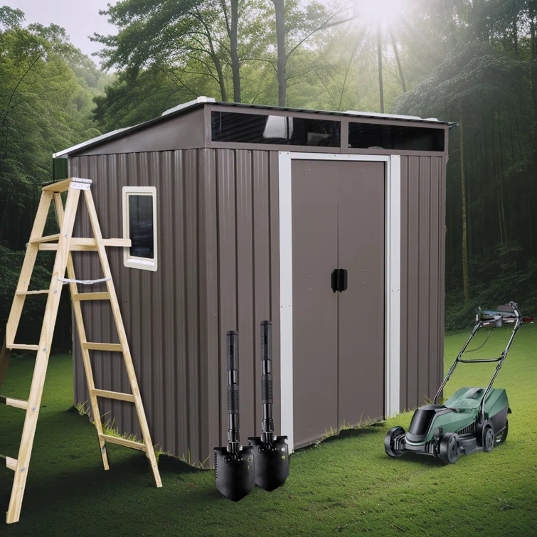 6 ft. x 5 ft. Metal Tool Shed