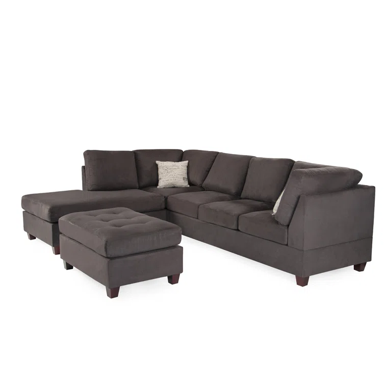 3 - Piece Upholstered Sectional