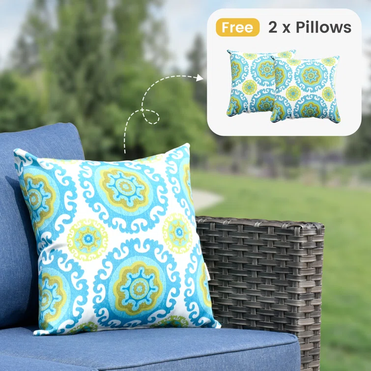 Allcot 5 - Person Outdoor Seating Group with Cushions