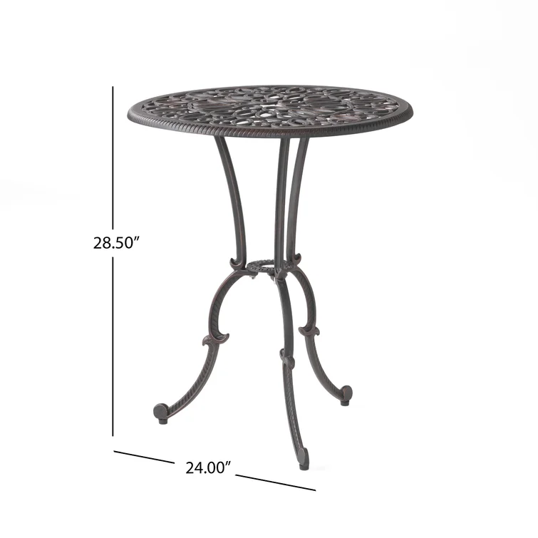 Messer 2 - Person Round Outdoor Dining Set