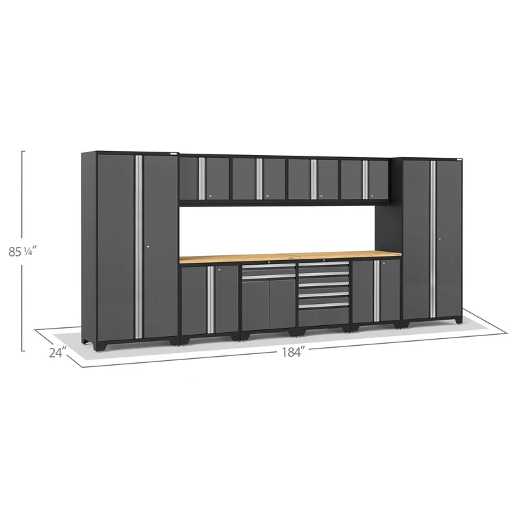Pro Series 12 Piece Garage Storage Cabinet Set