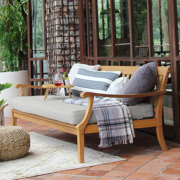 Arizona 4 - Piece Teak Outdoor Seating Group with Cushions