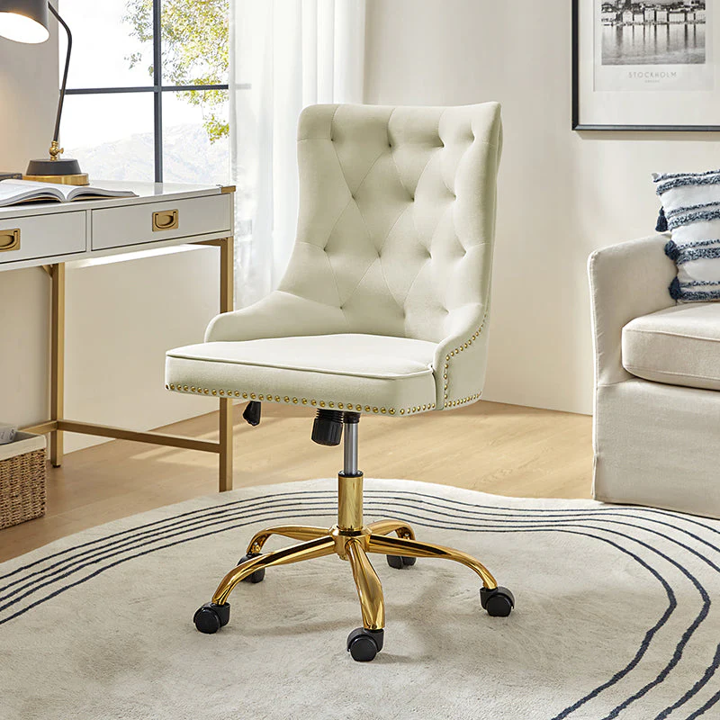 Adega Velvet Adjustable Office Chair