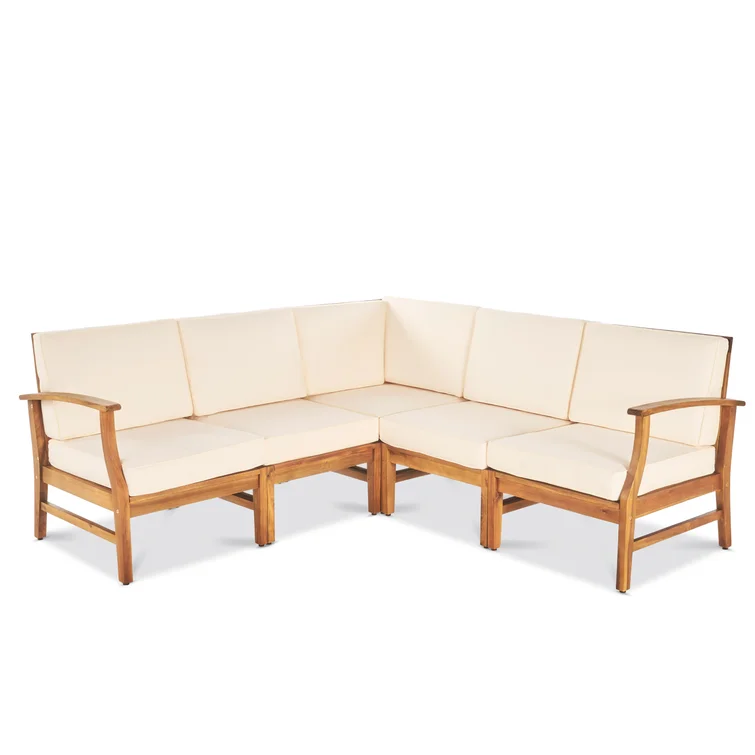 Bevelyn 5 - Person Outdoor Seating Group with Cushions