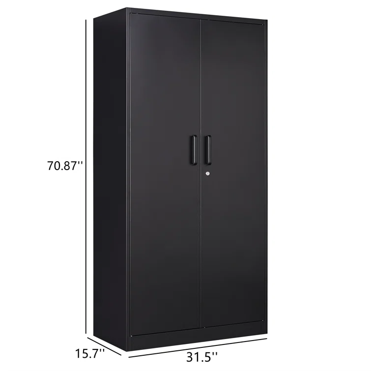 Metal Single Storage Cabinet ( 70.87'' H x 31.5'' W x 15.7'' D)