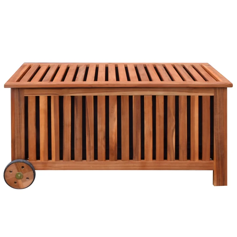 Patio Storage Box 46" x 20" x 23" Wood