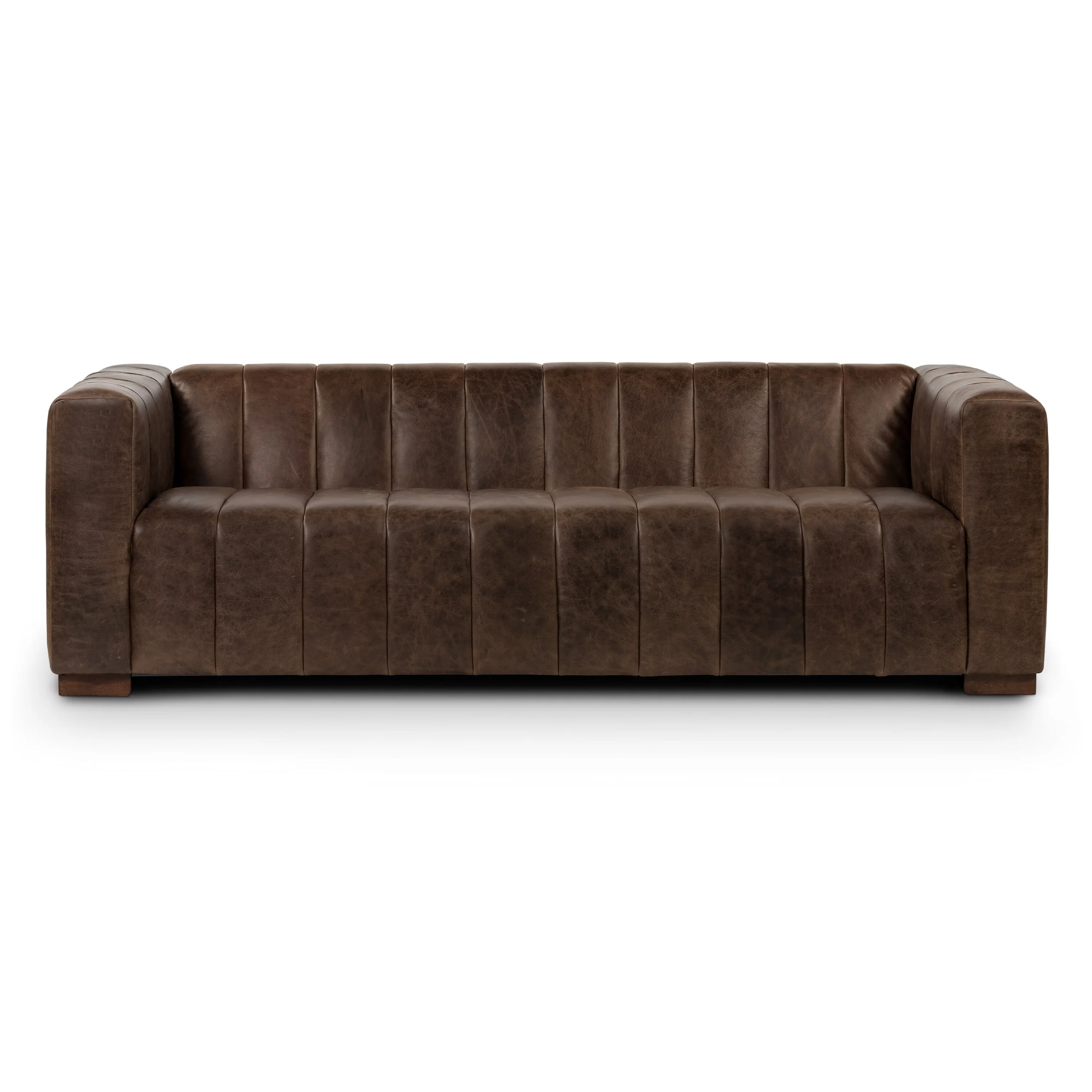 Poly & Bark Canale Sofa - Full Grain Genuine Italian Leather