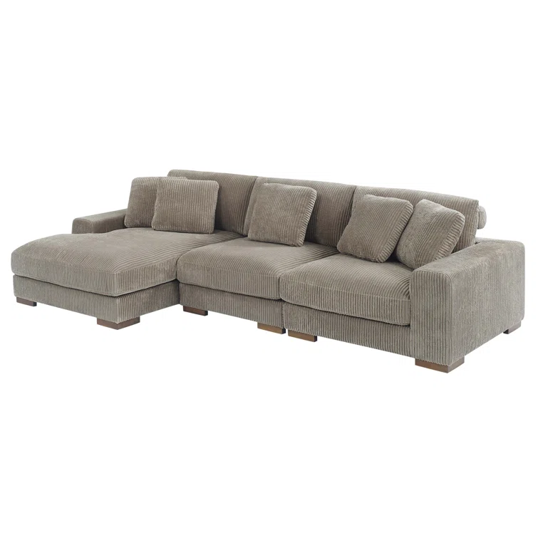 Gwendalynn 3 - Piece Corduroy Sectional