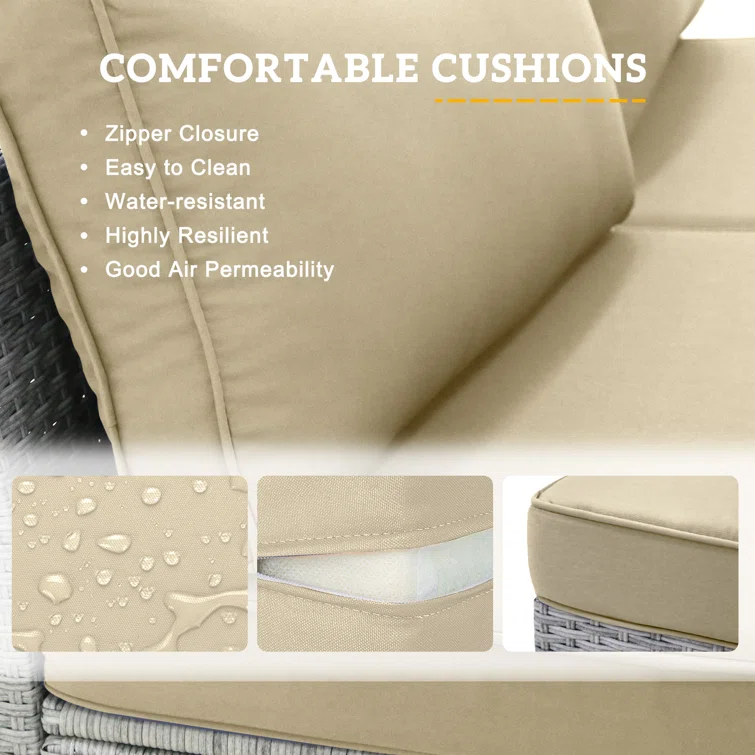 Outdoor Seating Group with Cushions