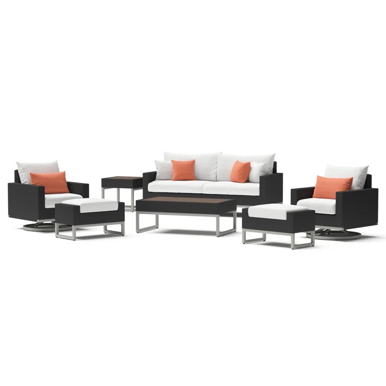 Sehrish 5 - Person Outdoor Seating Group with Sunbrella Cushions