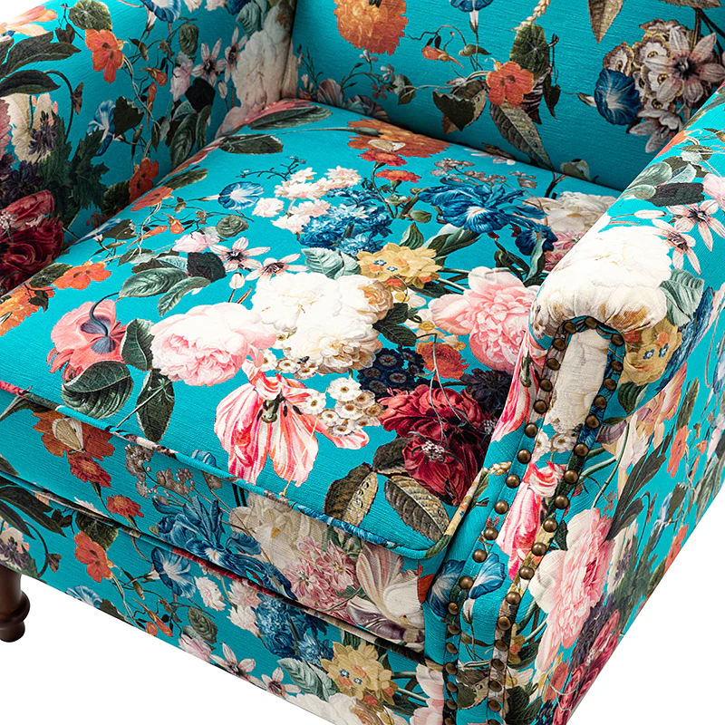 Felix Armchair with Spindle Legs