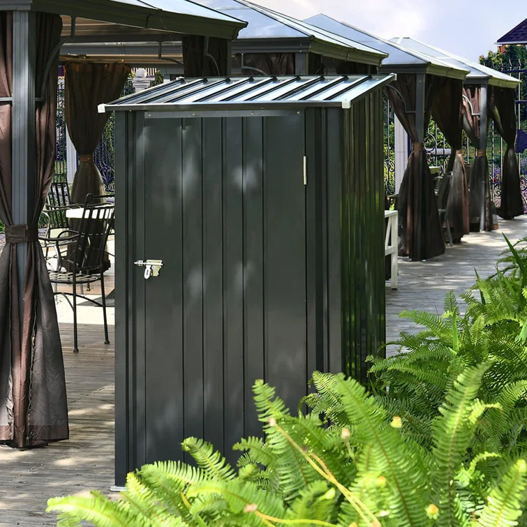 3 ft. W x 3 ft. D Metal Storage Shed