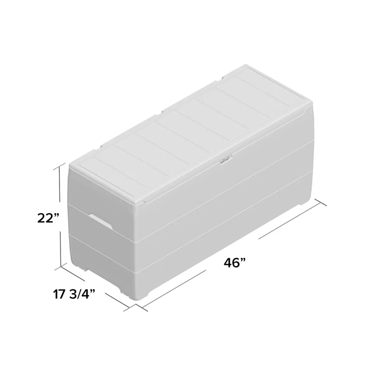 Duramax Building Products 71 Gallon Water Resistant Plastic Lockable Deck Box
