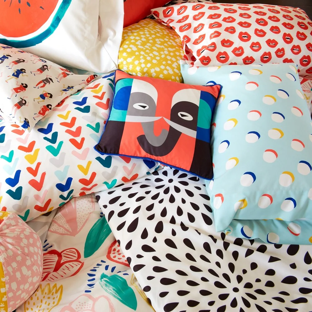 Scribble Dots Standard Pillowcase