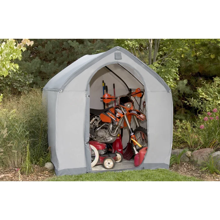 StorageHouse 6 ft. W x 6 ft. D Plastic Portable Tool Shed