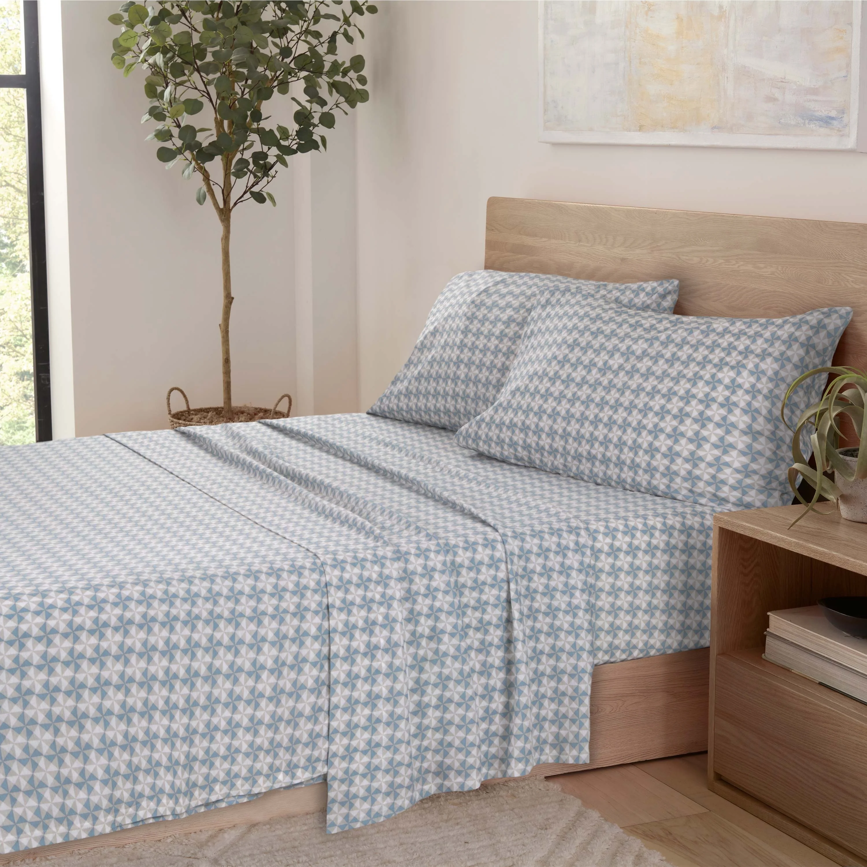 Vellux Noma Jersey Sheet Set