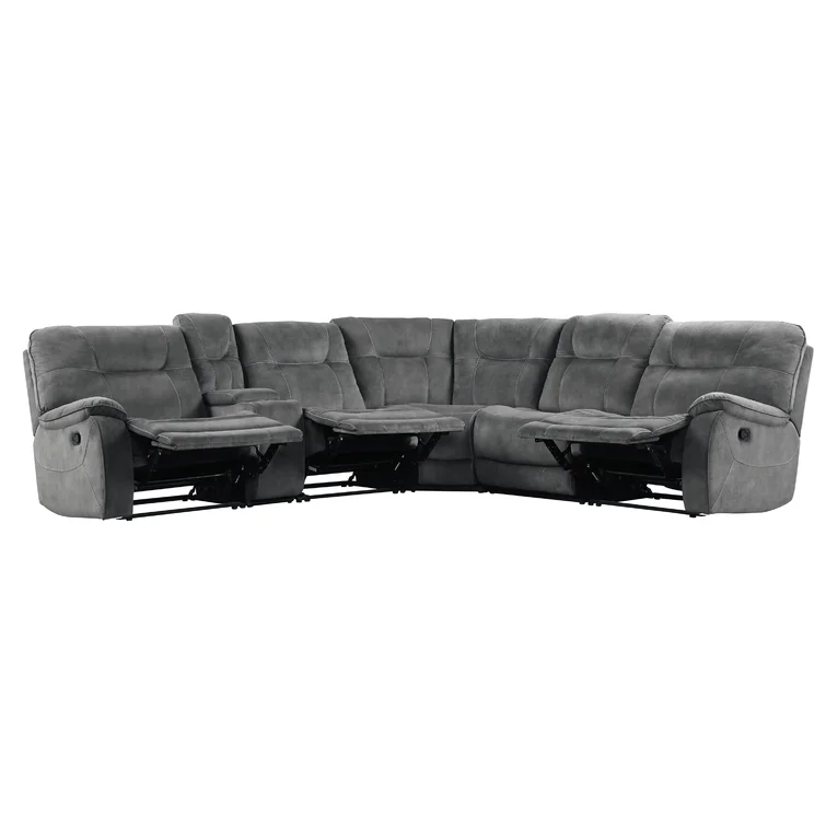 Karliyah 6 - Piece Upholstered Reclining Sectional