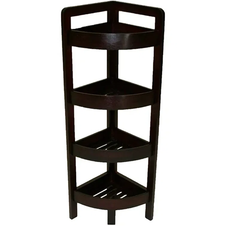 Dengler 4 Tier 31.5" H x 9" W Storage Corner Shelf
