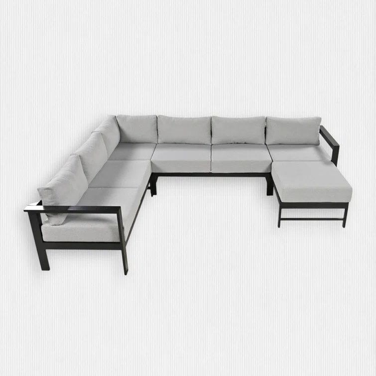 Margolf 5 - Person Outdoor Seating Group with Cushions