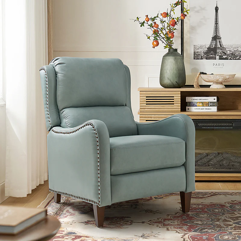 Deliat Genuine Leather Rocker Recliner