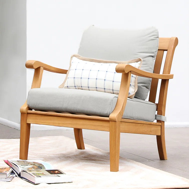 Arizona 4 - Piece Teak Outdoor Seating Group with Cushions