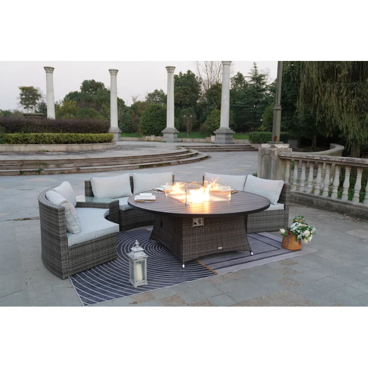 6 - Person Outdoor Seating Group with Cushions
