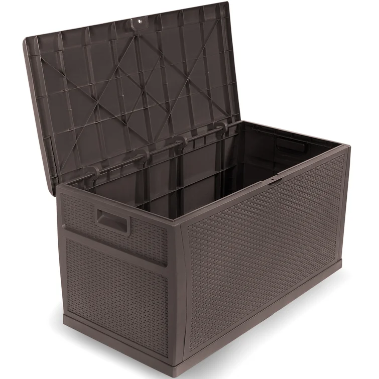 Barton Living SpaceSaver 120-Gallon Plastic Deck Storage