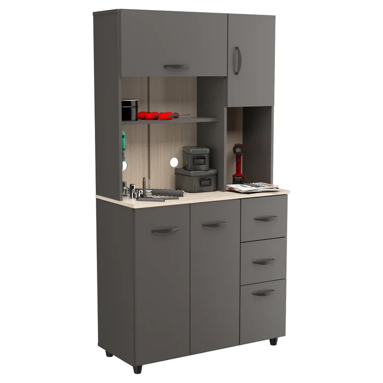 Kagishan Single Storage Cabinet ( 66.1'' H x 35'' W x 15.4'' D)