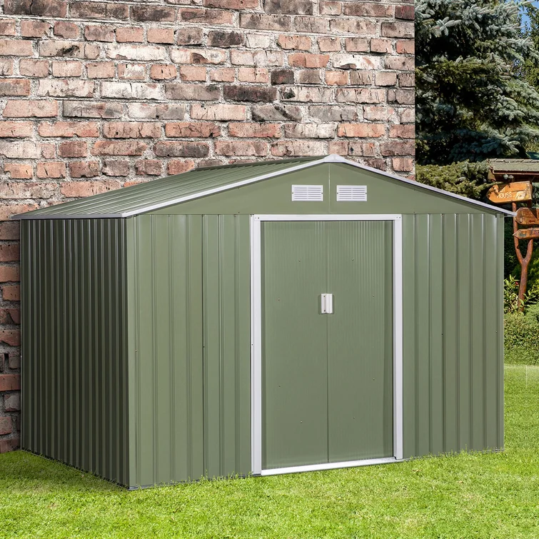 8 ft. W x 6 ft. D Stainless Steel Tool Shed