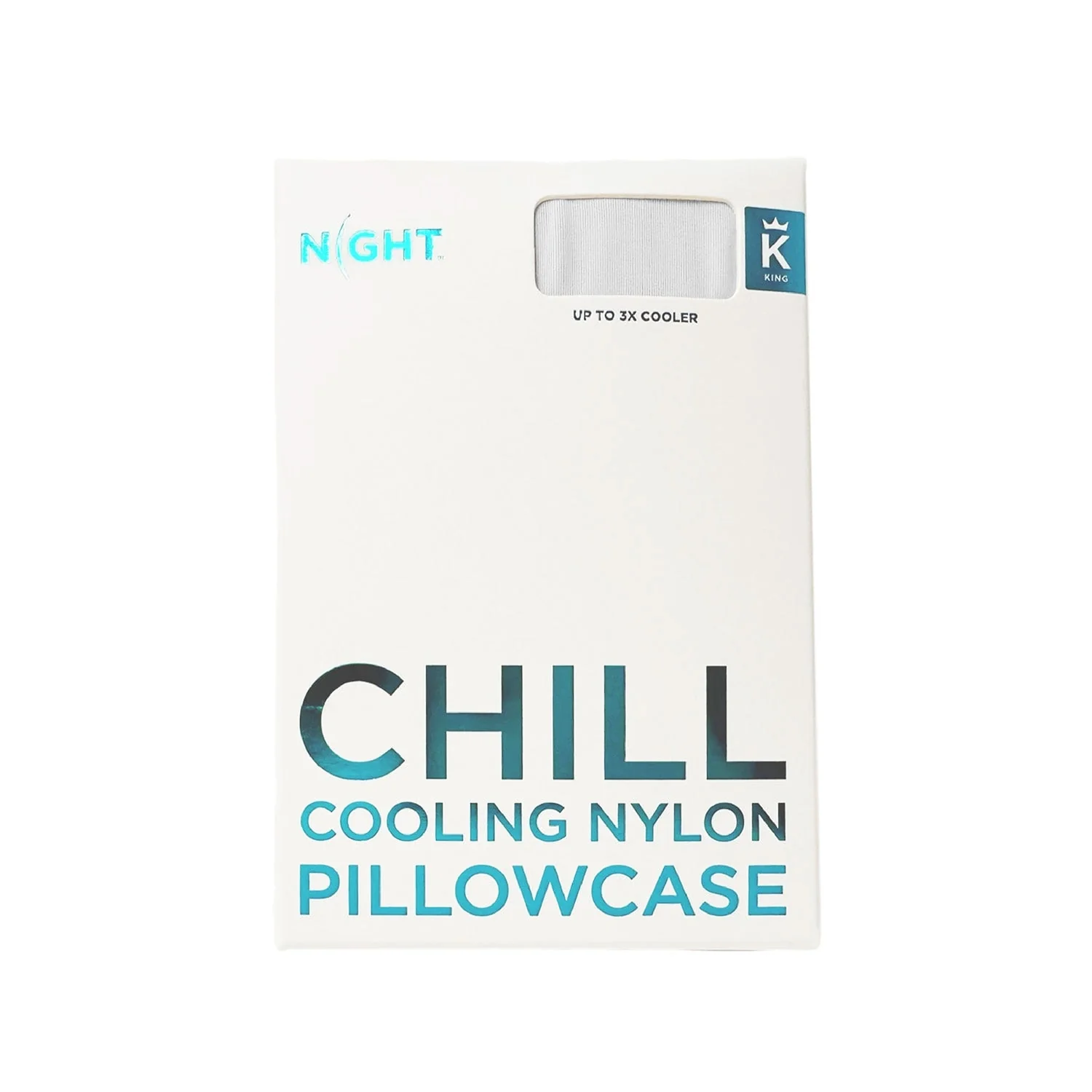 NIGHT Chill Cooling Pillowcase - Cooling Pillow Cover for Hot Sleepers - Breathable and Soft