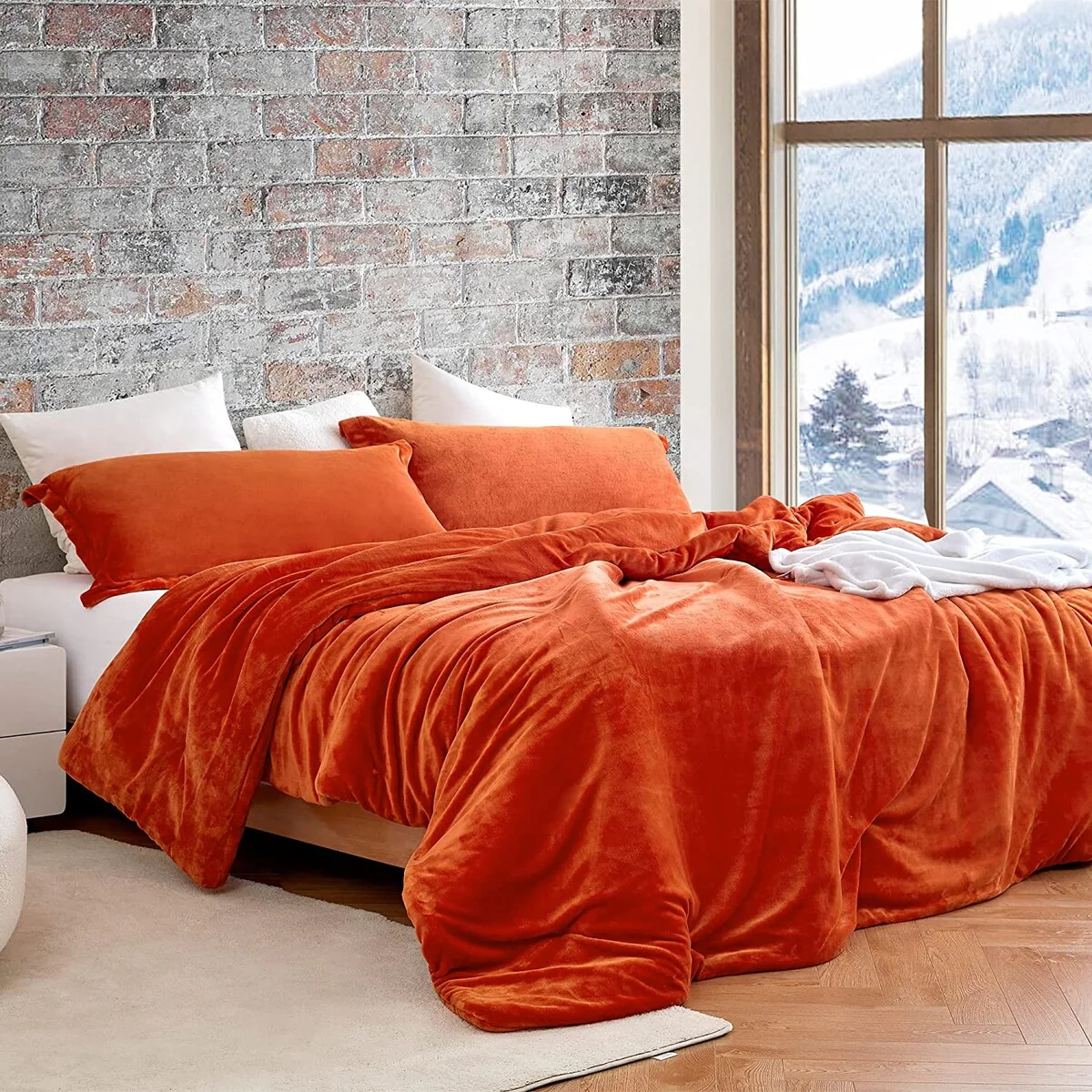 The Original Plush - Coma Inducer? Oversized Comforter Set - Harvest Rust