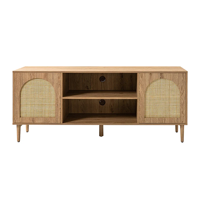 Norbert TV Stand Rattan for TVs up to 65