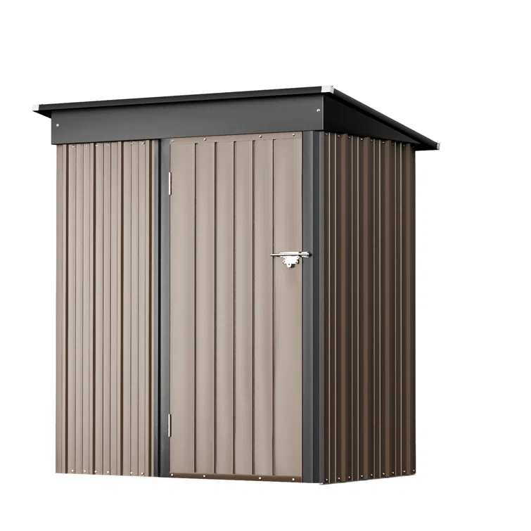 5 ft. W x 3 ft. D Metal Storage Shed