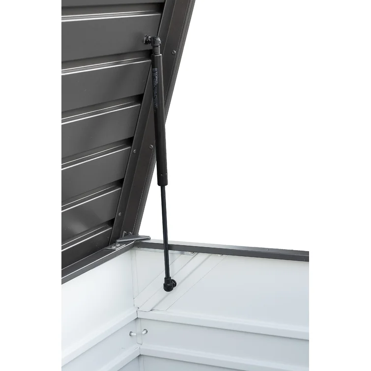 LeisureTime 210 Gallon Water Resistant Metal Deck Box with Lock